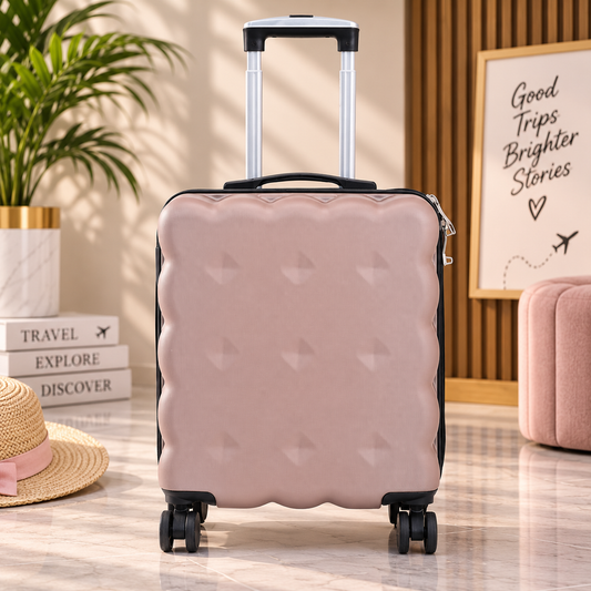 “ROAMX 18 Inch Kids Trolley Bag for Girls | Cute Baby Girl Luggage Suitcase | Lightweight Hard Shell 4 Wheel Spinner Travel Bag”