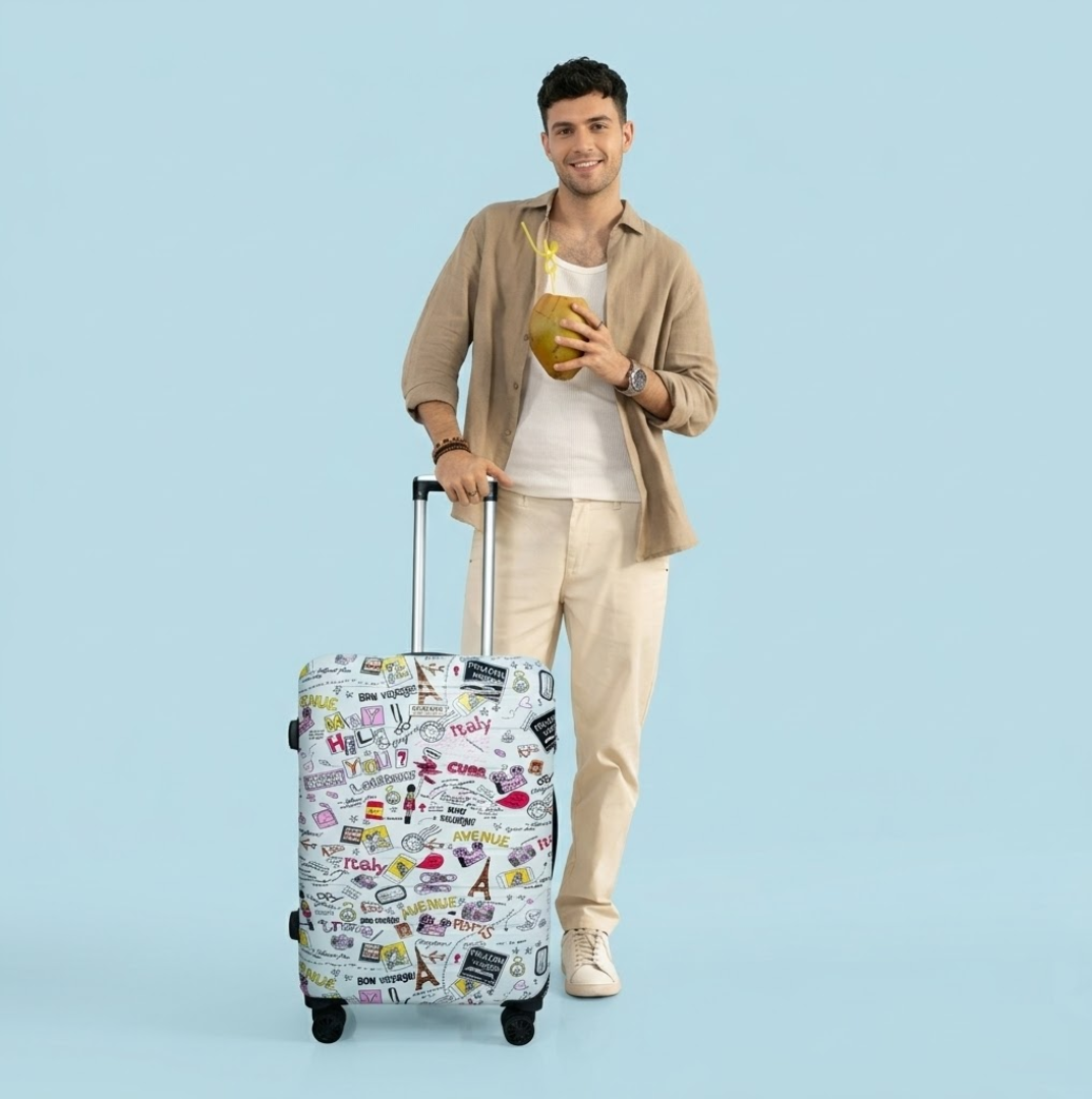 Printed Luggage
